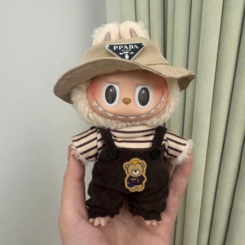 Labubu Clothing Teddy Overalls Bucket Hat 17