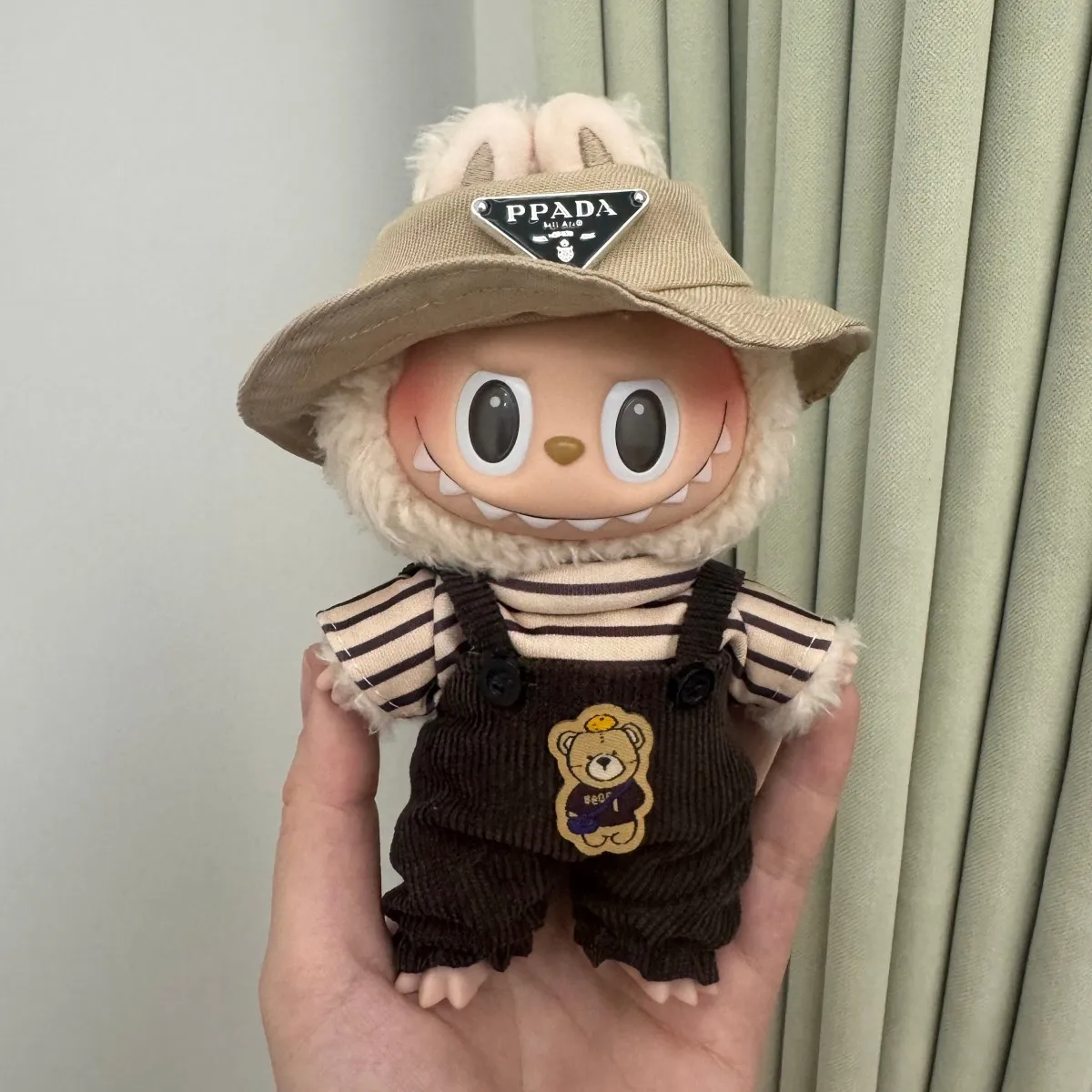 Labubu Clothing Teddy Overalls Bucket Hat 17